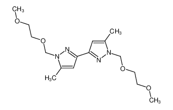 1,1'-Bis-(2-methoxy-ethoxymethyl)-5,5'-dimethyl-1H,1'H-[3,3']bipyrazolyl_98006-32-7