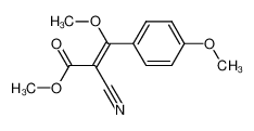 E,Z-Methyl 2-Cyano-3-methoxy-3-(4-methoxyphenyl)propenoate_98010-91-4