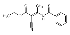 (E)-2-Cyano-3-thiobenzoylamino-but-2-enoic acid ethyl ester_98011-57-5