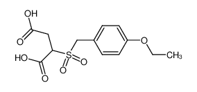 2-(4-Ethoxy-phenylmethanesulfonyl)-succinic acid_98018-14-5