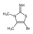 5-bromo-3,4-dimethyl-3H-thiazol-2-one-imine_98021-72-8