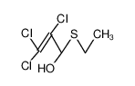 2,3,3-trichloro-1-(ethylthio)prop-2-en-1-ol_98022-09-4