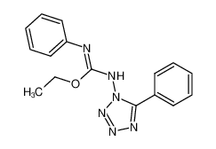 2-ethyl-1-phenyl-3-(5-phenyl-tetrazol-1-yl)-isourea_98030-55-8