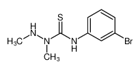 Hydrazinecarbothioamide, N-(3-bromophenyl)-1,2-dimethyl-_98041-96-4