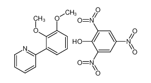 Picric acid; compound with 2-(2,3-dimethoxy-phenyl)-pyridine_98061-32-6