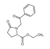 L-Proline, 5-oxo-1-(2-oxo-2-phenylethyl)-, ethyl ester_98062-49-8