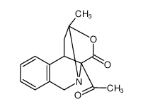 10a-acetyl--10,10a-dihydro-3-methyl-3,10-methano-3H-oxazolo(3,4-b)isoquinolin-1(5H)-one_98064-15-4