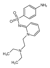 4-amino-N-[1-(2-diethylamino-ethyl)-1H-pyridin-2-ylidene]-benzenesulfonamide_98067-60-8