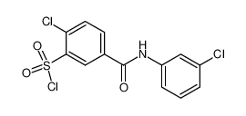 2-Chloro-5-(3-chloro-phenylcarbamoyl)-benzenesulfonyl chloride_98068-83-8