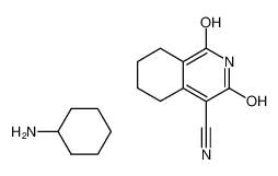 Cyclohexylammonium-4-cyan-1,3-dihydroxy-5,6,7,8-tetrahydroisochinolinat_98077-22-6