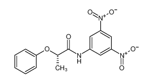 Propanamide, N-(3,5-dinitrophenyl)-2-phenoxy-, (S)-_98077-73-7