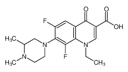 7-(3,4-dimethylpiperazin-1-yl)-1-ethyl-6,8-difluoro-4-oxo-1,4-dihydroquinoline-3-carboxylic acid_98079-53-9