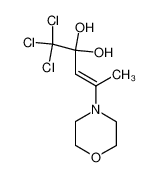 1,1,1-Trichlor-2,2-dihydroxy-4-morpholino-pent-3-en_98081-67-5