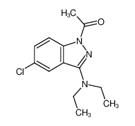 1-(5-Chloro-3-diethylamino-indazol-1-yl)-ethanone_98083-56-8