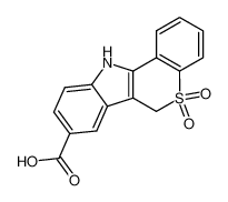 5,5-dioxo-6,11-dihydro-5H-5λ6-thiochromeno[4,3-b]indole-8-carboxylic acid_98090-88-1