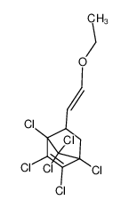 1,2,3,4,7,7-Hexachloro-5-((E)-2-ethoxy-vinyl)-bicyclo[2.2.1]hept-2-ene_98098-89-6