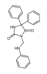 3-anilinomethyl-5,5-diphenyl-imidazolidine-2,4-dione_981-21-5