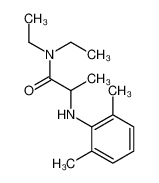 2-(2,6-dimethylanilino)-N,N-diethylpropanamide_98110-07-7