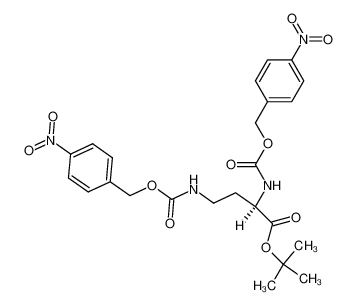 (R)-2,4-Bis-(4-nitro-benzyloxycarbonylamino)-butyric acid tert-butyl ester_98115-08-3