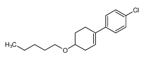 Benzene, 1-chloro-4-[4-(pentyloxy)-1-cyclohexen-1-yl]-_98117-00-1