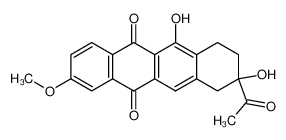 acetyl-2 dihydroxy-2,5 methoxy-9 tetrahydro-1,2,3,4 naphtacenedione-6,11_98122-79-3