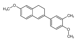 3,4-Dihydro-6-methoxy-2-(4-methoxy-m-tolyl)-naphthalin_98130-18-8