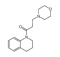 1-(3-morpholin-4-yl-propionyl)-1,2,3,4-tetrahydro-quinoline_98132-79-7