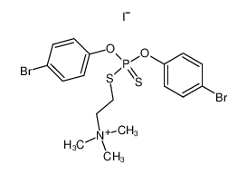 Dithiophosphorsaeure-O,O-bis-(4-brom-phenylester)-S-cholinester-jodid_98147-20-7
