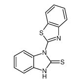 1-benzothiazol-2-yl-1,3-dihydrobenzimidazole-2-thione_98154-59-7