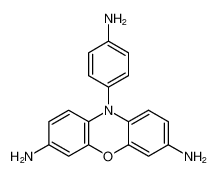 10H-Phenoxazine-3,7-diamine, 10-(4-aminophenyl)-_98155-57-8