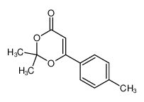 2,2-dimethyl-6-(4-methylphenyl)-4H-1,3-dioxin-4-one_98157-46-1