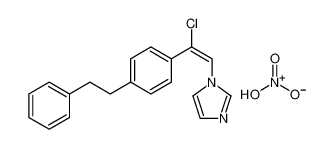 (E)-1-(2-chloro-2-(4-phenethylphenyl)vinyl)-1H-imidazole nitrate_98165-11-8
