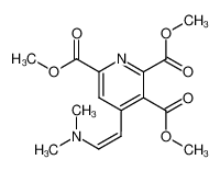 4-(2-Dimethylaminovinyl)-2,3,6-pyridintricarbonsaeure-trimethylester_98166-49-5
