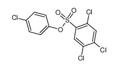 2,4,5-trichloro-benzenesulfonic acid-(4-chloro-phenyl ester)_98166-73-5