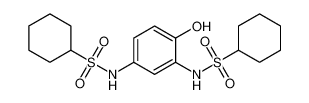 Cyclohexanesulfonamide, N,N'-(4-hydroxy-1,3-phenylene)bis-_98184-09-9