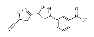 [3,5'-Biisoxazole]-5-carbonitrile, 4,4',5,5'-tetrahydro-3'-(3-nitrophenyl)-_98185-95-6