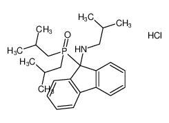 diisobutyl(9-(isobutylamino)-9H-fluoren-9-yl)phosphine oxide hydrochloride_98188-64-8