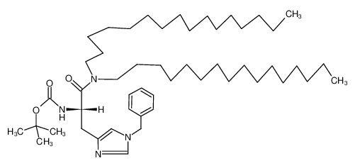 N,N-dihexadecyl-Nα-(t-butoxycarbonyl)-Nim-benzyl-L-histidinamide_98189-02-7