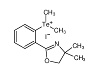 (2-(4,4-dimethyl-4,5-dihydrooxazol-2-yl)phenyl)dimethyltelluronium iodide_98191-90-3
