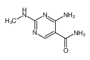 4-amino-2-methylamino-pyrimidine-5-carboxylic acid amide_98197-53-6