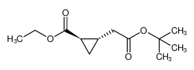 ethyl (1R,2S)-2-(2-(tert-butoxy)-2-oxoethyl)cyclopropane-1-carboxylate_98202-53-0