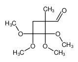 2,2,3,3-Tetramethoxy-1-methyl-cyclobutanecarbaldehyde_98202-74-5