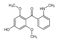Methanone, (4-hydroxy-2,6-dimethoxyphenyl)[2-(methylamino)phenyl]-_98206-44-1