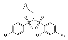 2,4-dimethyl-N-(oxiran-2-ylmethyl)-N-tosylbenzenesulfonamide_98208-67-4