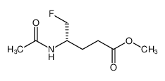 Pentanoic acid, 4-(acetylamino)-5-fluoro-, methyl ester, (S)-_98212-73-8