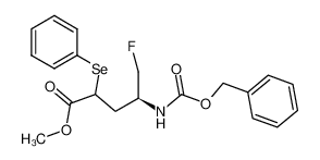 methyl 4-((benzyloxycarbonyl)amino)-5-fluoro-2-(phenylselenyl)pentanoate_98212-94-3