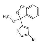4-bromo-2-thienyl phenyl ketone dimethyl acetal_98215-96-4
