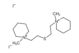 1-methyl-1-[2-[2-(1-methylpiperidin-1-ium-1-yl)ethylsulfanyl]ethyl]piperidin-1-ium,diiodide_98220-00-9
