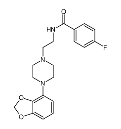 Benzamide, N-[2-[4-(1,3-benzodioxol-4-yl)-1-piperazinyl]ethyl]-4-fluoro-_98224-14-7