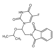 2-(2-(5-fluoro-2,4-dioxo-3,4-dihydropyrimidin-1(2H)-yl)-2-isopropoxyethyl)isoindoline-1,3-dione_98224-73-8